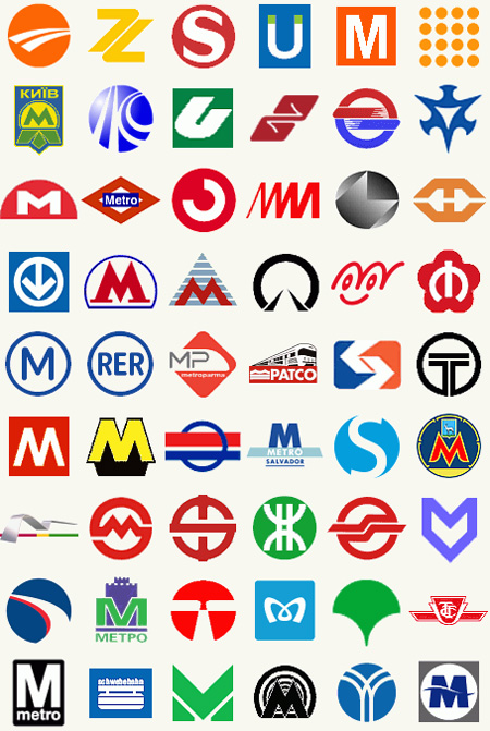 Metro Logos from Around the World