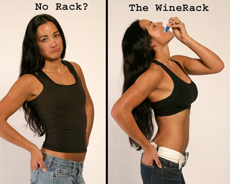 BYOB and Up Your Bra Size with the Wine Rack - Racked