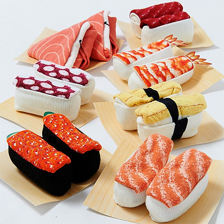 Realistic Sushi Socks