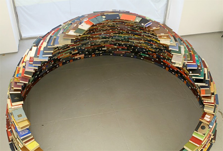 Igloo Made out of Books