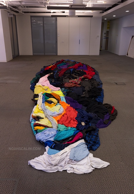 Portrait Made of Clothing
