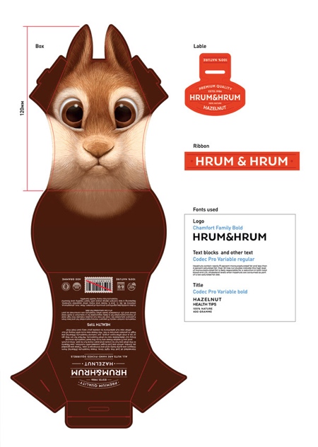 Squirrel Nuts Packaging