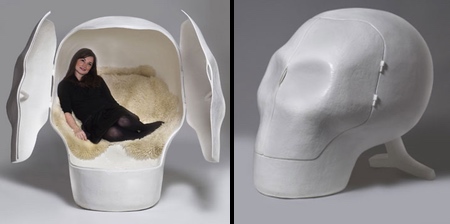Sensory Deprivation Skull Chair