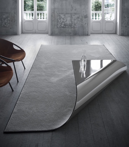 Folded Carpet Table
