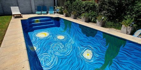 Van Gogh Swimming Pool
