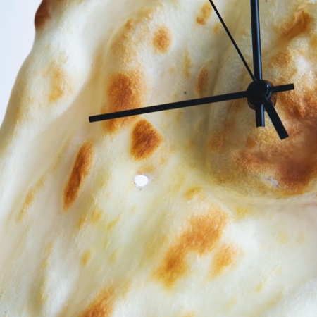 Clock Made of Bread