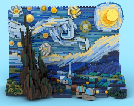LEGO The Starry Night