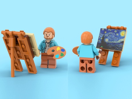 LEGO Van Gogh The Starry Night