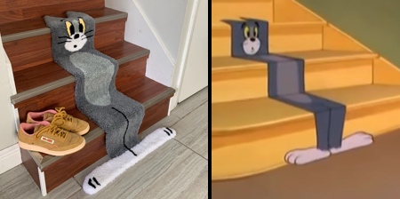 Tom and Jerry Rug