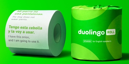 Duolingo Toilet Paper Roll