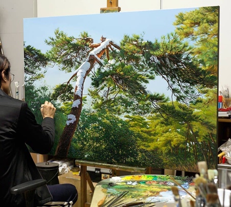 An Jung-hwan Forest Painting