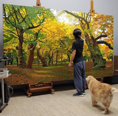 An Jung-hwan Realistic Nature Painting