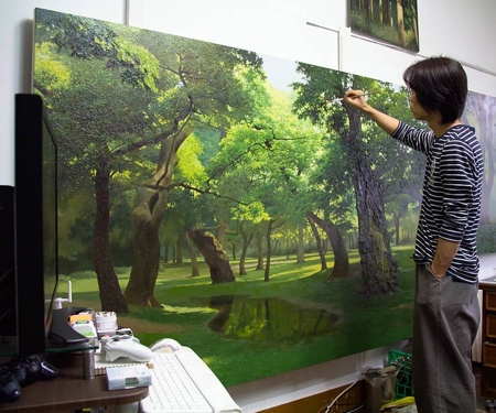 An Jung-hwan Realistic Nature Paintings