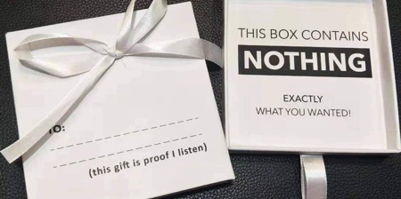 Empty Box Gift