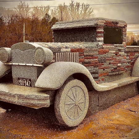 Truck Made of Stones