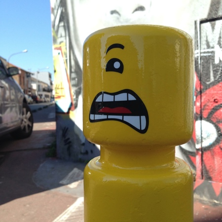 LEGO Minion Street Art