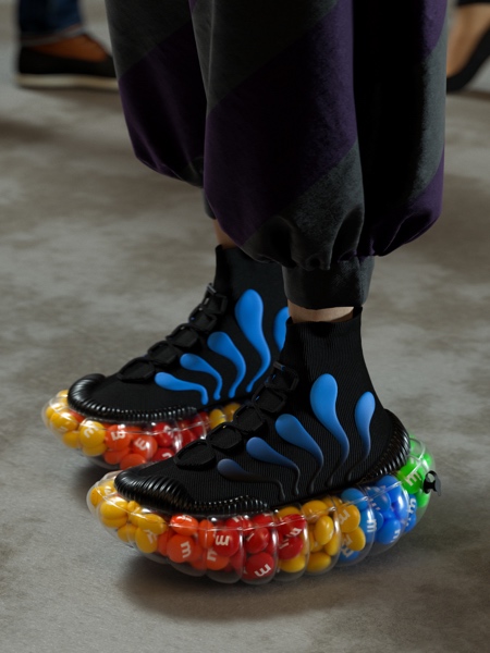 Blue M&M Candy Shoe Charm –