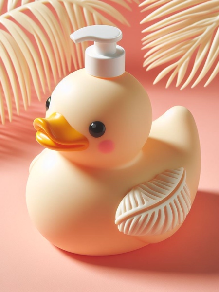 شامپو بچه لاستیکی اردک 