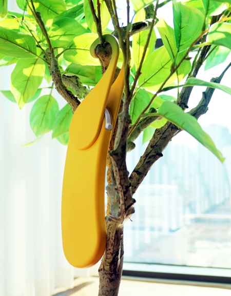 Banana Inspired Clothing Hanger