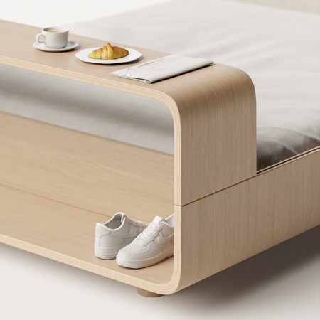 Teixeira Design Boomerang Bed
