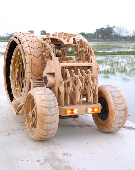 AI Generated Wooden Car by NDWoodArt