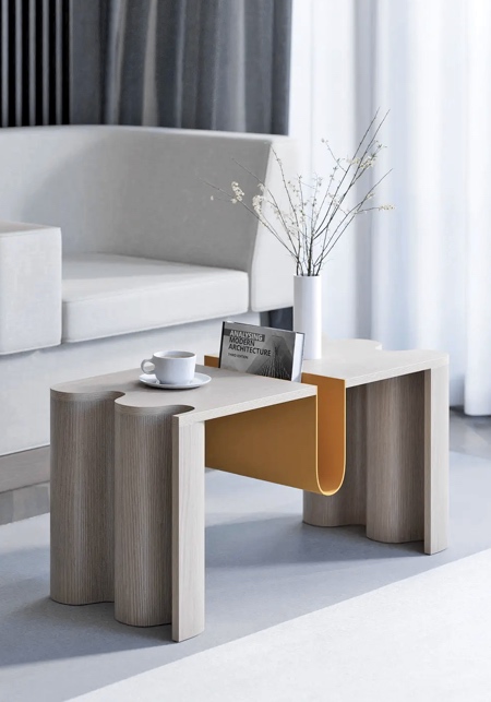 Cloth Coffee Table by Teixeira Design Studio