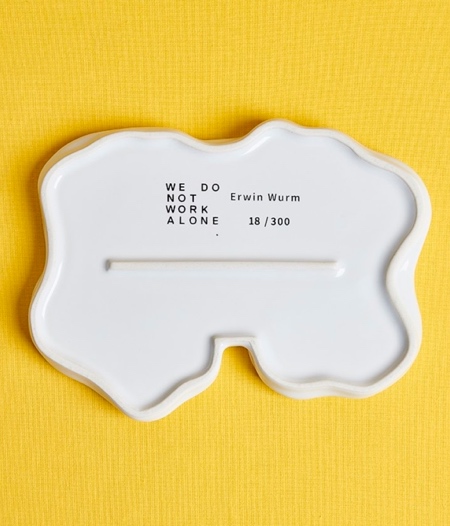 We do not work alone Butter Dish