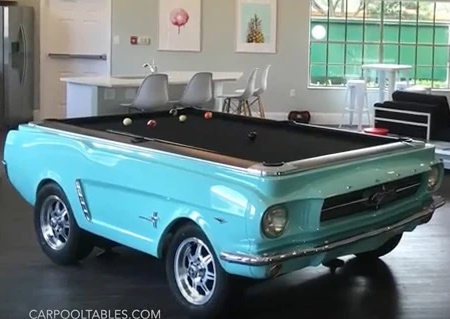 Car Shaped Pool Table