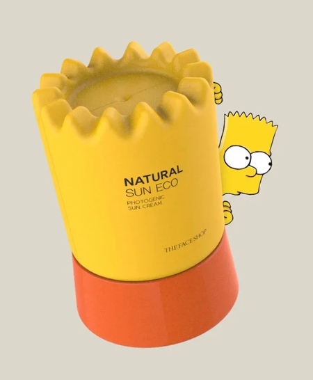 The Face Shop x The Simpsons Sunscreen