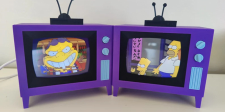 Miniature Simpsons TV