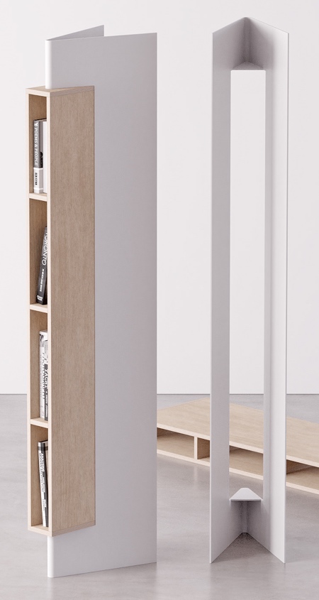 Slice Bookshelf by Teixeira Design Studio