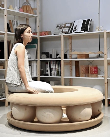 Ball Bearing Bench by Canalside Studio