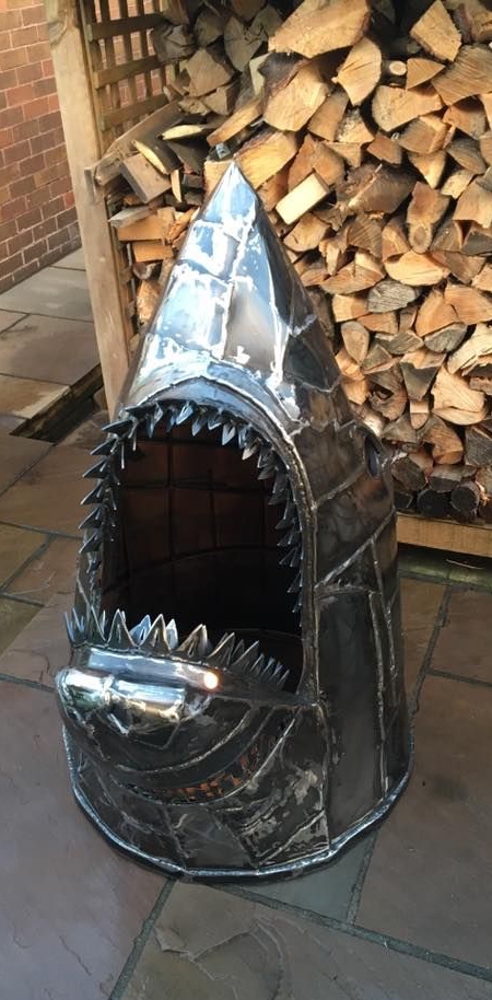 Shark Fire Pit by Burned by Design