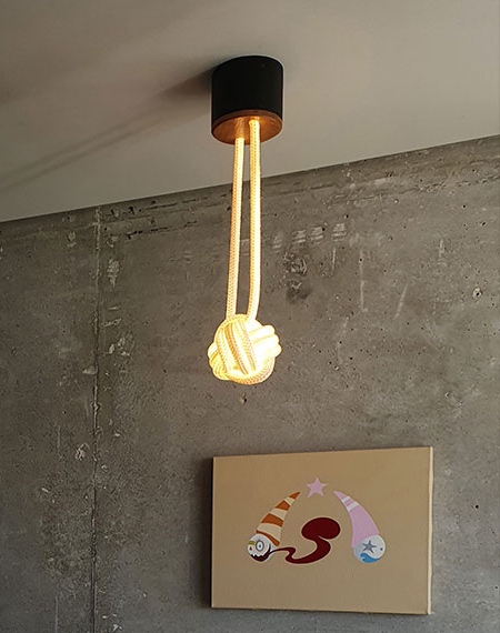 Monkey Fist Lamp by StudioKnob