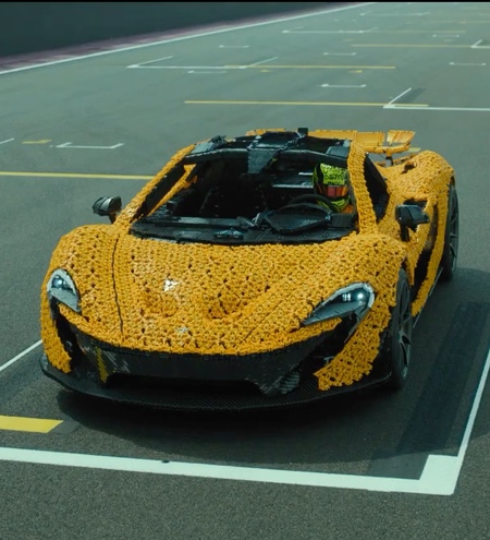 McLaren P1 Car Made of LEGO