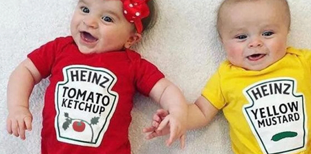 Ketchup and Mustard Baby Costumes