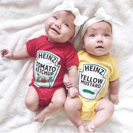 Mustard and Ketchup Baby Costumes