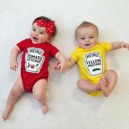 Ketchup and Mustard Twins Costumes