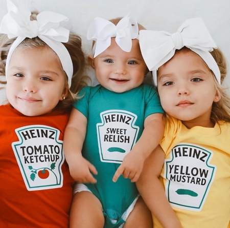 Mustard and Ketchup Baby Costume