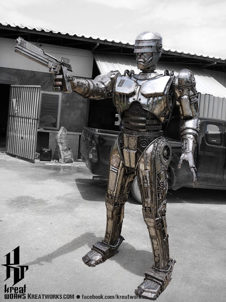 RoboCop Sculpture