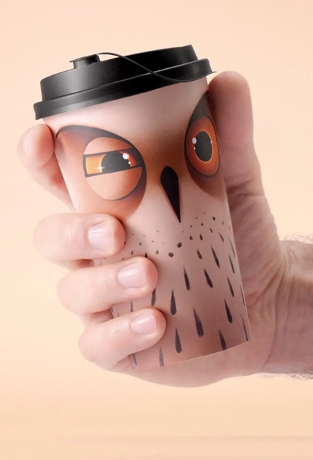 Owl Coffee Cups