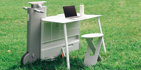 Worknic Desk on Wheels