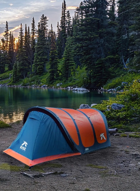 AirNEST Inflatable Camping Tent with Built-In Mattress