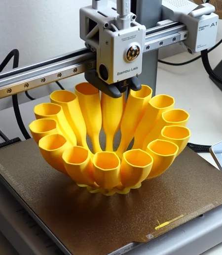 Gazzaladra 3D Printed Banana Lamp