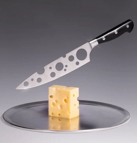 The Holey Cheese Knife