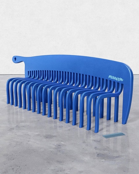 Comb Shaped Bench