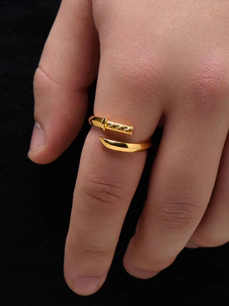 Gold Katana Ring