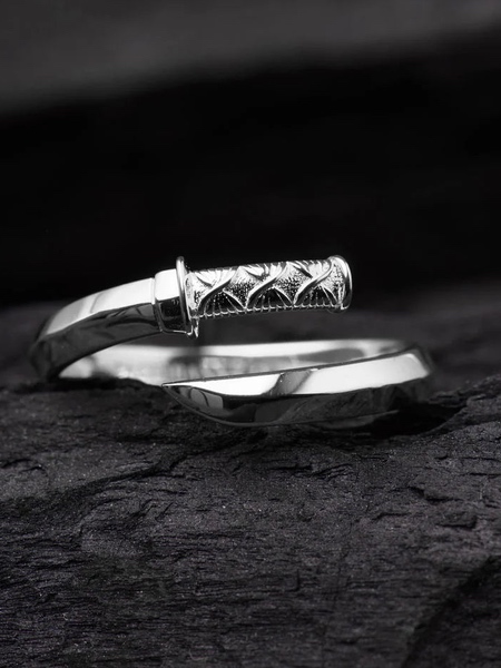 Silver Katana Ring