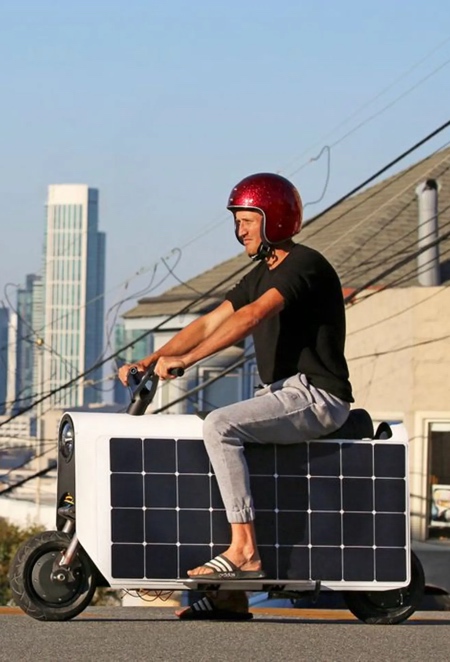 Solar Powered Scooter