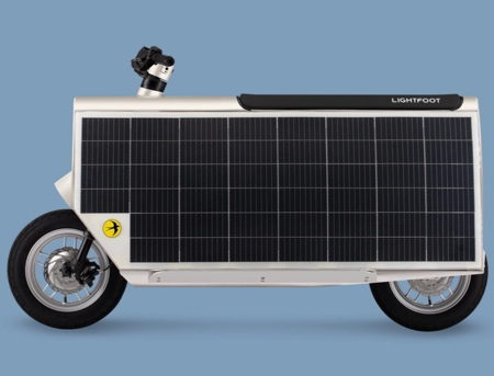 Solar Panels Scooter